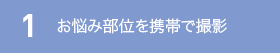 1.お悩み部位を携帯で撮影